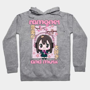 ramone anime and music Hoodie